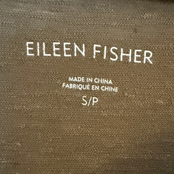 Eileen Fisher Olive Midi tunic dress coverup - Picture 2 of 4